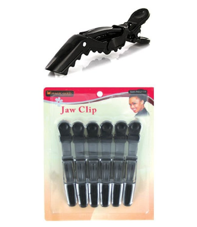 MAGIC GOLD Jaw Clip 6pcs - Assorted Colors (2113)