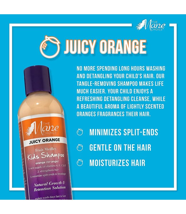 The Mane Choice Juicy Orange Fruit Medley Kids Shampoo (8oz)