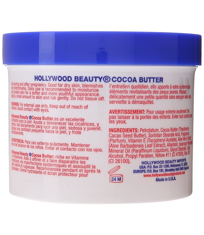Hollywood Beauty Cocoa Butter Skin Creme 7.5oz