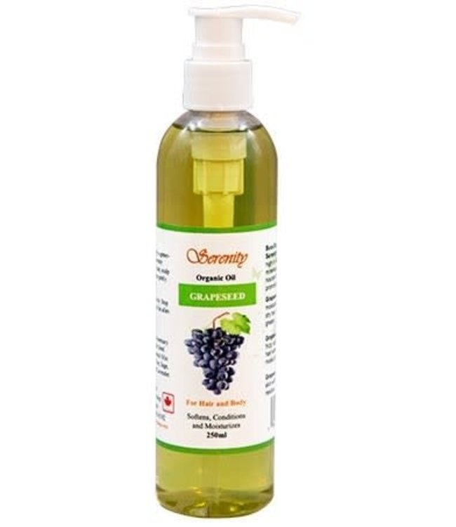 Serenity Oil Organic Oil Grapeseed 8oz
