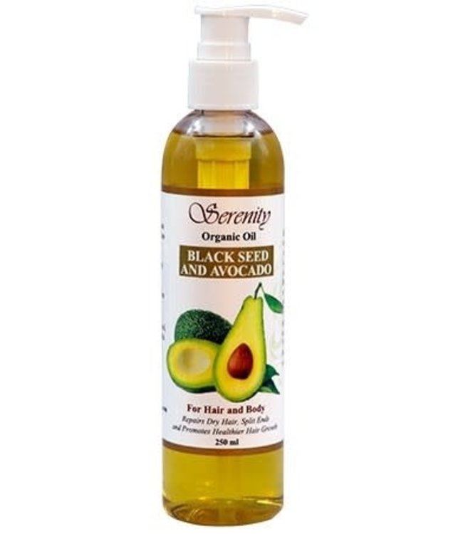 Serenity Oil Organic Oil Blackseed & Avocado 8oz