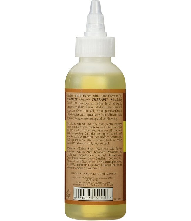 Africa's Best Ultimate Originals Therapy Coconut Oil Stimulating Growth Oil 4oz