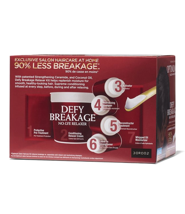 Optimum Salon Haircare Defy Breakage No-Lye Relaxer Kit Regular