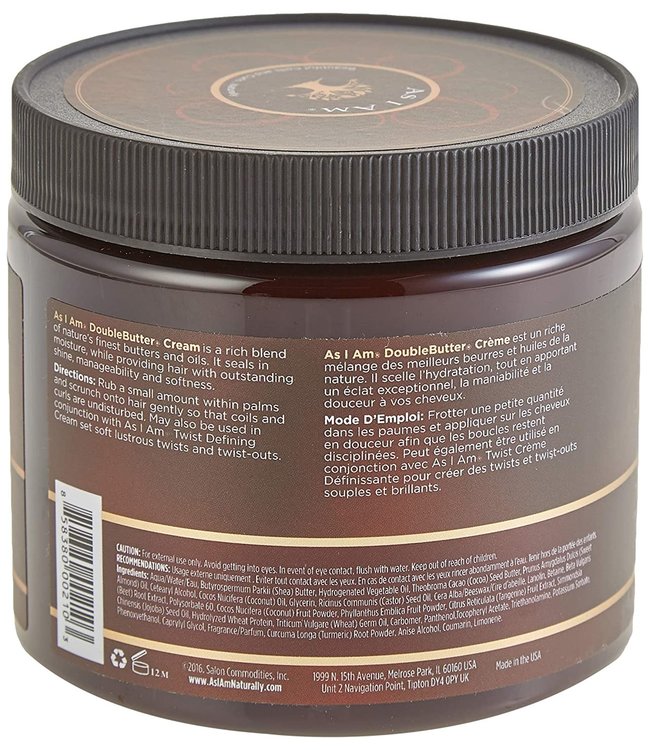 As I Am Double Butter Cream 16oz
