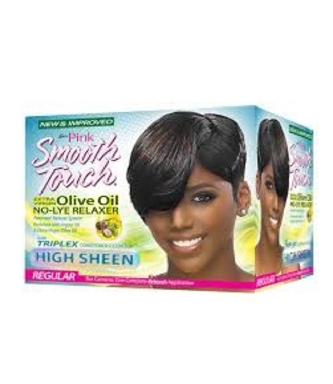 Luster's Pink Smooth Touch Olive Oil No-Lye Relaxer Kit  Regular