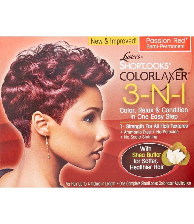 Luster's Shortlooks Colorlaxer 3-N-1 Kit Passion  Red