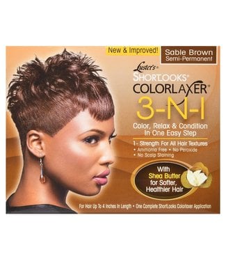 Luster's Shortlooks Colorlaxer 3-N-1 Kit Sable Brown