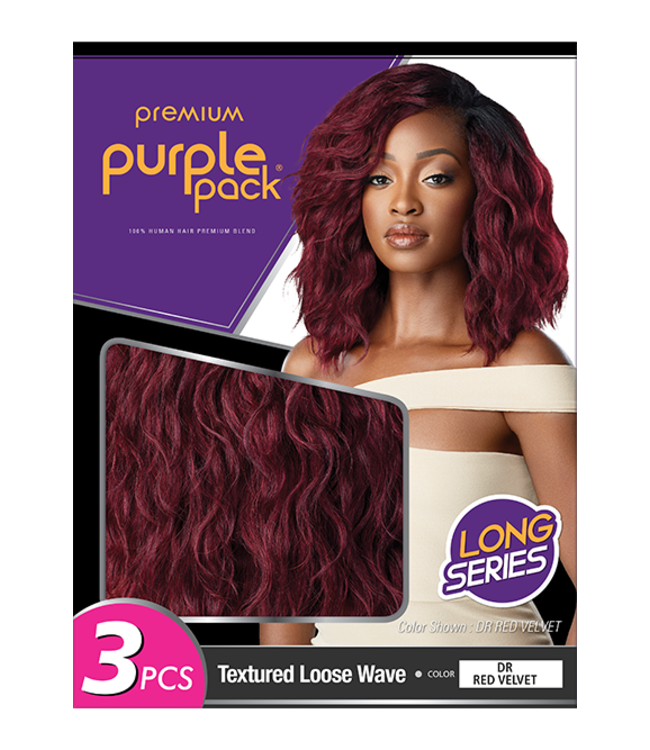 Purple Pack Textured Loose Wave (Long) - 3 pieces