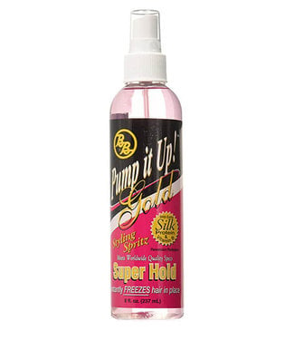 Bronner Bros Pump It Up Gold Styling Spritz Super Hold 8oz