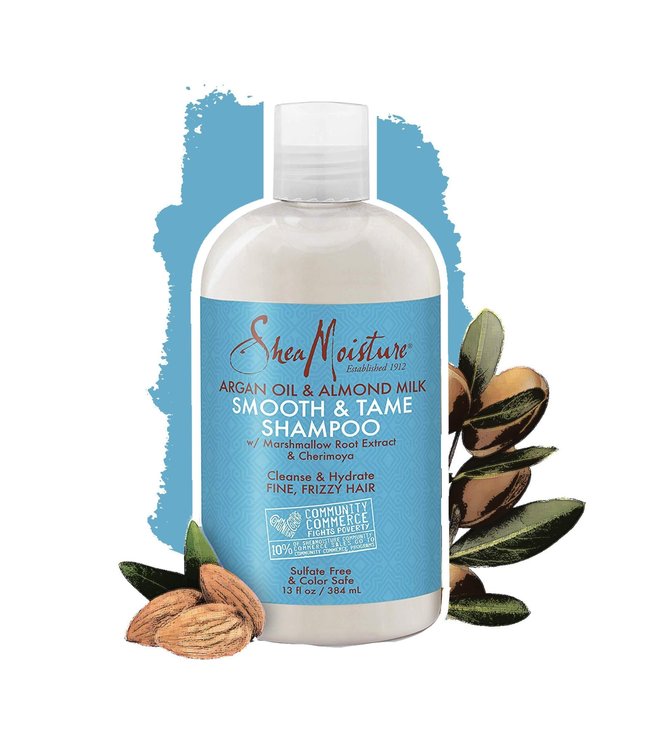 Shea Moisture Argan Oil & Almond Milk Smooth & Tame Shampoo 13oz
