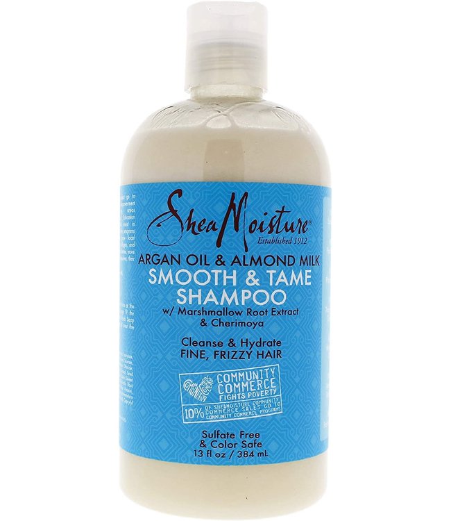 Shea Moisture Argan Oil & Almond Milk Smooth & Tame Shampoo 13oz