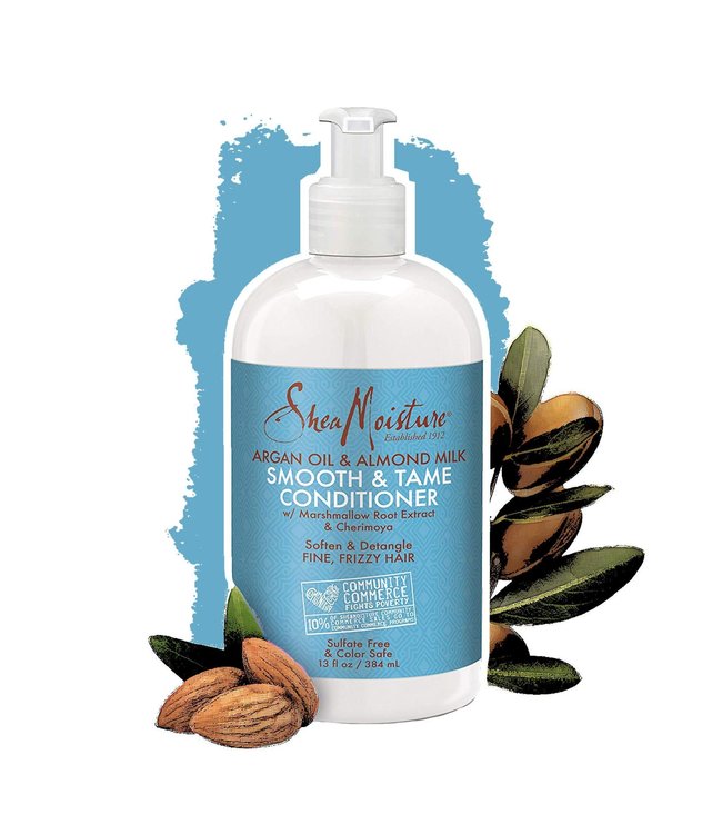 Shea Moisture Argan Oil & Almond Milk Smooth & Tame Conditioner 13oz
