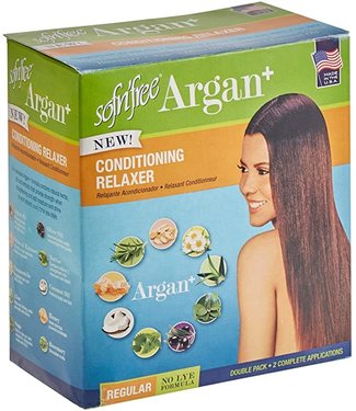 Sof N' Free Argan Conditioning Relaxer (Double Pack) - Regular