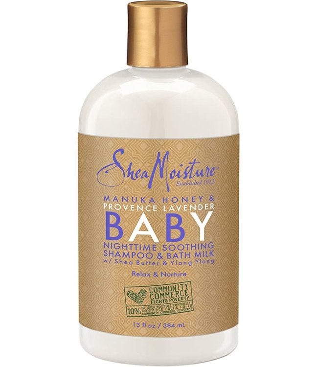 Shea Moisture Baby Manuka Honey Shampoo & Bath Milk 13oz