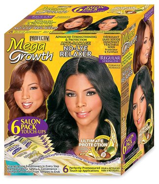 Profectiv Mega Growth No-Lye-Relaxer Touch-Ups 6 pack - Regular Strength