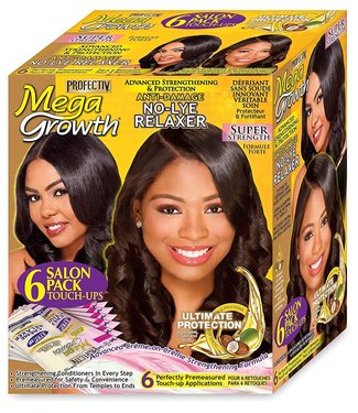 Profectiv Mega Growth No-Lye Relaxer Super 6 Salon Pack Touch Ups