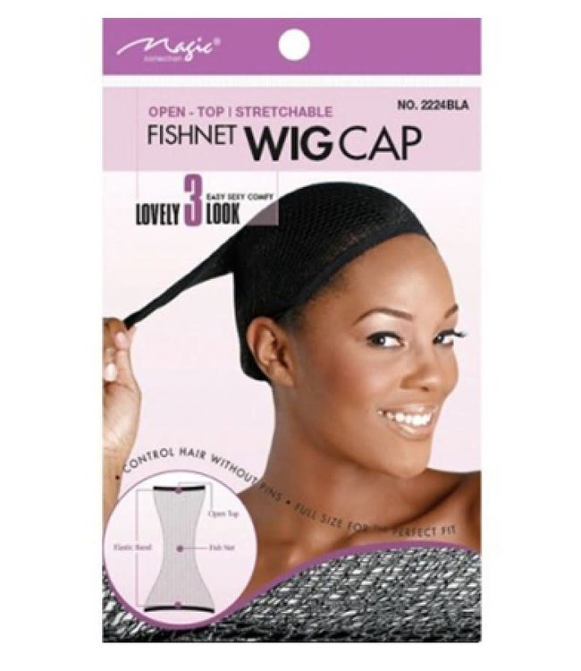 Magic Collection Fishnet Wig Cap Liner 2224BLA