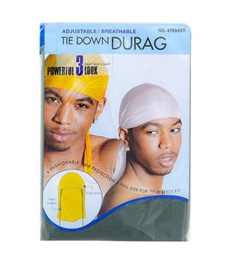 Magic Collection Adjustable Tie-Down Durag - Assorted (4769AST)