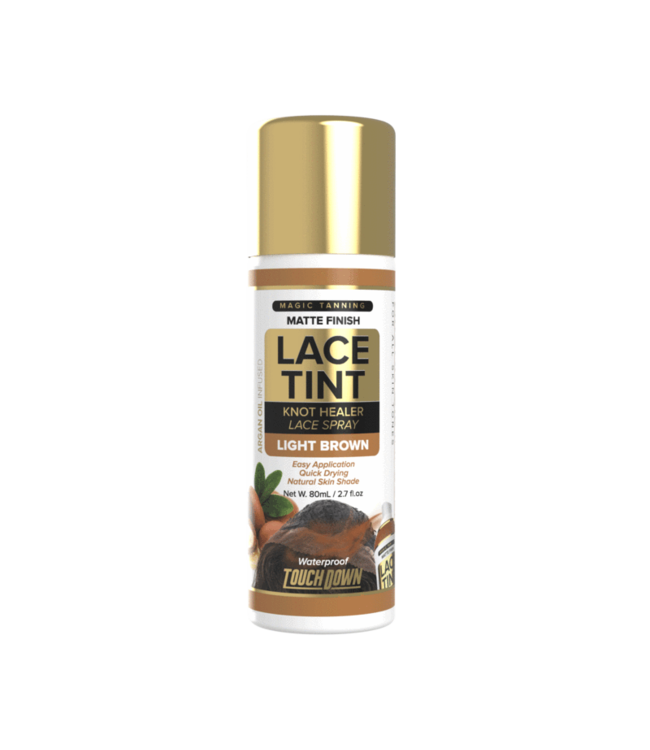 Touch Down Touch Down  Lace Tint Spray Light Brown 2.7oz