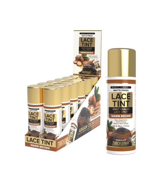 Touch Down Touch Down  Lace Tint Spray Warm Brown 2.7oz