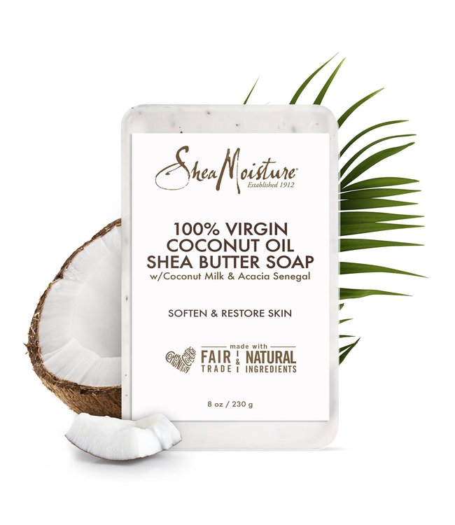 Shea Moisture 100% Virgin Coconut Oil & Shea Butter Soap 8oz
