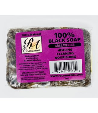 RA Cosmetics Black Soap - Lavender