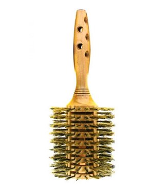 Magic Collection Wooden Dryer Roller Brush (BR-W69423C)