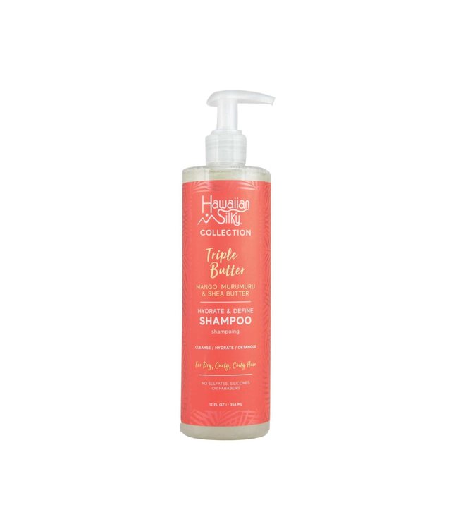 Hawaiian Silky Triple Butter Hydrate & Define Shampoo (12oz)