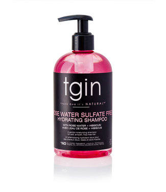 TGIN Rose Water Sulfate Free Hydrating Shampoo (13oz)