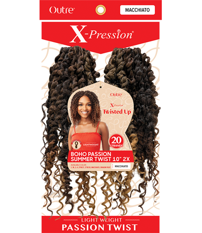 X-Pression Twisted Up BOHO Passion Summer Twist 10" 2X