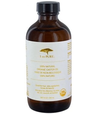 I Am Pure 100% Natural Organic Castor Oil 8oz