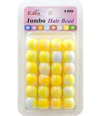 Eden Jumbo 2 Tone Color Beads Yellow Tone BR6-WYEL