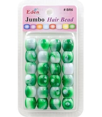 Eden Jumbo 2 Tone Color Beads Green Tone BR6-WGRE