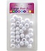 Eden Jumbo Color Bead White Tone BR8-WAB