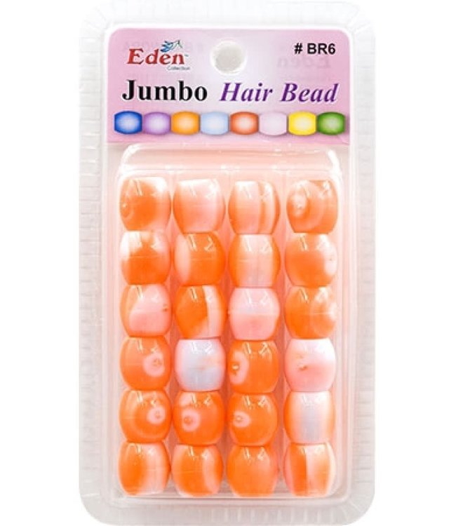 Eden Eden Jumbo 2 Tone Color Bead Orange Tone BR6-WORA