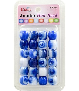 Eden Jumbo 2 Tone Color Bead Blue Tone BR6-WBLU