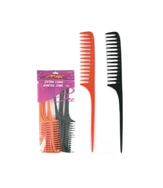 Magic Collection Stella Extra Long Bone Tail Comb 2664BB