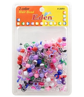 Eden Jumbo 2 Tone Color Bead Clear Assorted Tone 2BR9-C/AST