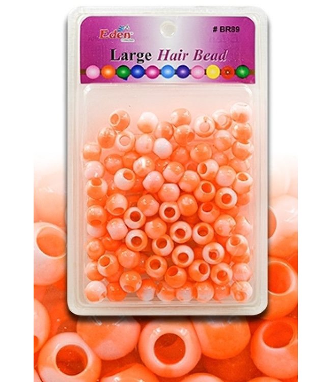 Eden Eden Jumbo 2 Tone Color Bead Orange Tone BR89-WORA