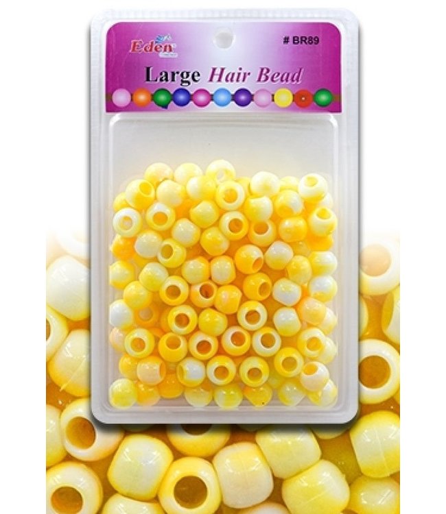 Eden Jumbo 2 Tone Color Bead Yellow Tone BR89 WYEL
