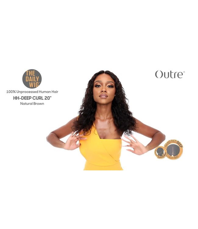 The Daily Wig THE Daily Wig HH Deep Curl 20" Natural Black