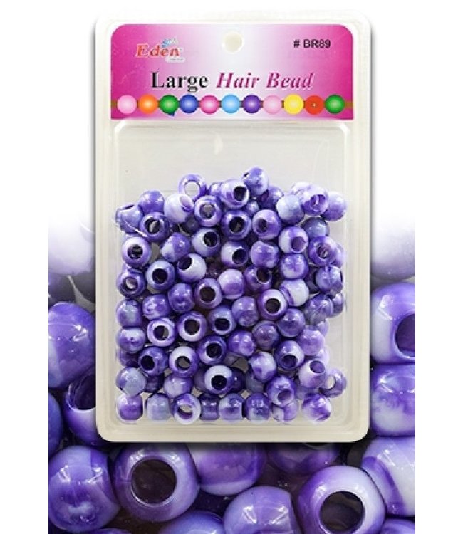 Eden Jumbo 2 Tone Color Bead Purple Tone BR89-WPUR