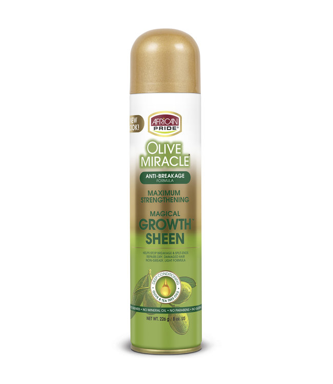 African Pride African Pride Olive Miracle Growth Sheen Spray 8oz