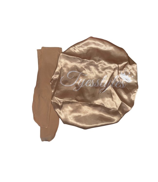 TyesStyles Sleep Bonnet - Gold