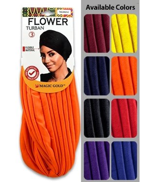 Magic Collection Flower Turban  Assorted TBG99252