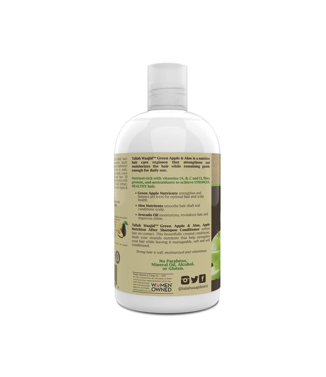 Taliah Waajid Green Apple & Aloe After Shampoo Conditioner 12oz