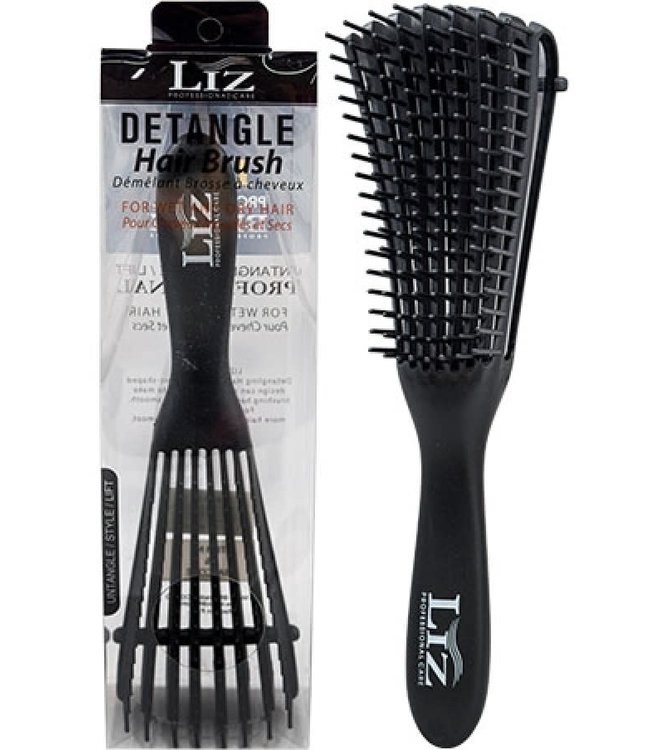 Liz Professional Detangling Brush Black #DHB99871