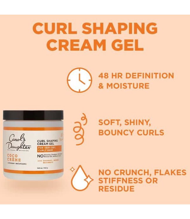 Carol's Daughter Coco Creme Curl Shaping Cream Gel 16oz