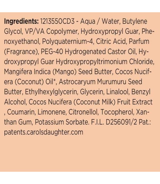 Carol's Daughter Coco Creme Curl Shaping Cream Gel 16oz