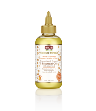 African Pride Moist Miracle 5 Essential Oil With Vitamin E 4oz